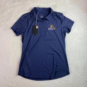 Under Armour Heatgear Shirt Polo Womens‎ Small Navy UNCG